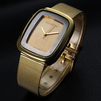 CatWalk Women's Steel Band Quartz Wrist Watch (Gold) - Intl  