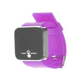 Classical Touch Screen Mirror Face LED Rectangle Sport Watch  