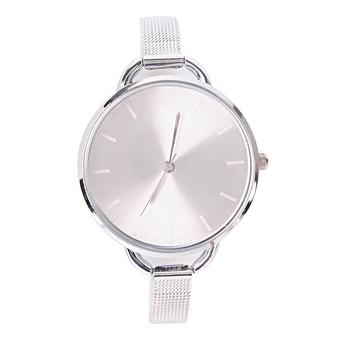 Cocotina Fashion Women's Quartz Stainless Steel Analog Wrist Watch Bracelet (Silver)  