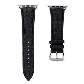 Cow Leather Watch Band Watchband for Apple Iwatch 38mm Black - Intl  