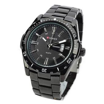 Curren Fashion Calendar Mens Watch 8110 (Black)  