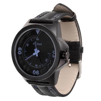 Daybird 3969 Men's Fashionable Quartz PU Band Waterproof Wrist Watch ?Black+Blue (Intl)  