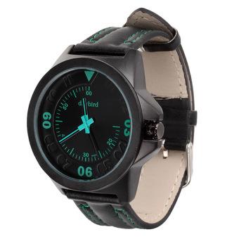 Daybird 3969 Men's Fashionable Quartz PU Band Waterproof Wrist Watch ?Black+Green (Intl)  