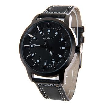 Daybird 3970 Men's Fashionable Quartz PU Band Waterproof Wrist Watch ?Black+White (Intl)  