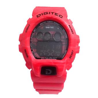 Digitec Red Bull G 2076 Men's - Merah Army - Karet - Jam Tangan Digital  