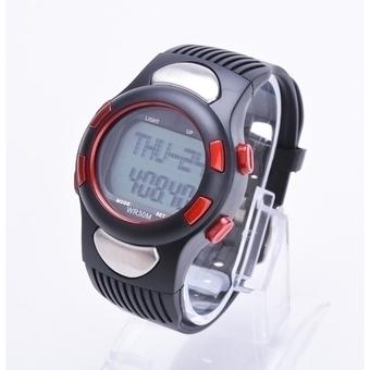 ETOP Fitness 3D Sport Watch Pulse Heart Rate Monitor With Pedometer Calories Counter (Red) (Intl) (Intl)  