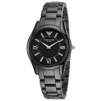 Emporio Armani Men's Black Ceramic Band Quartz Couple Watch AR1441 (Intl)  