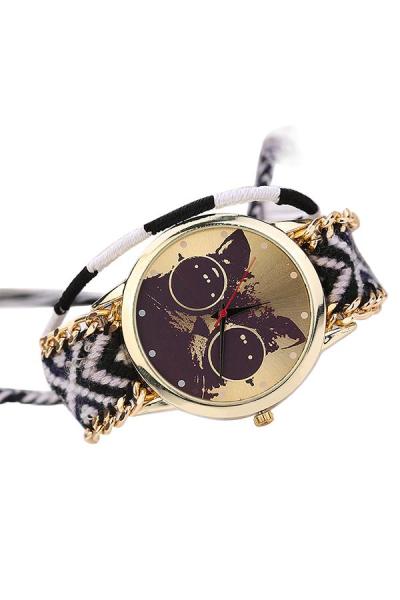 Exclusive Imports Women's Black Alloy Band Watch