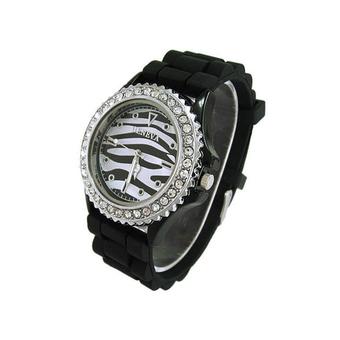 Fashion Women's Black Silicone Strap Watch 60bl031 - Intl  