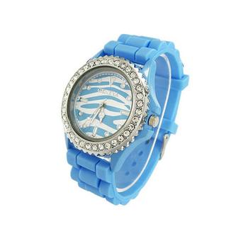 Fashion Women's Blue Silicone Strap Watch 60bl031 - Intl  