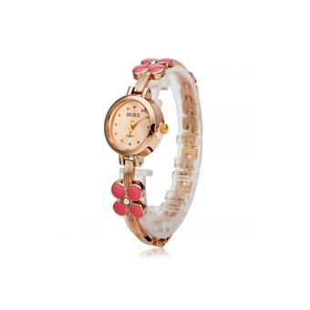 Fashion Women's Pink Alloy Bracelet Watches 60160020 - Intl  