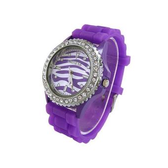 Fashion Women's Purple Silicone Strap Watch 60bl031 - Intl  