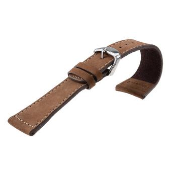 Fashionable Adjustable Top Cow Leather Band for 38mm/42mm Apple Watch - Brown  