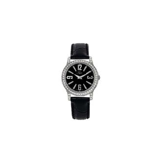 Fastworld Jam Tangan Teiwe Paragon Stainless Steel Black Leather Small  