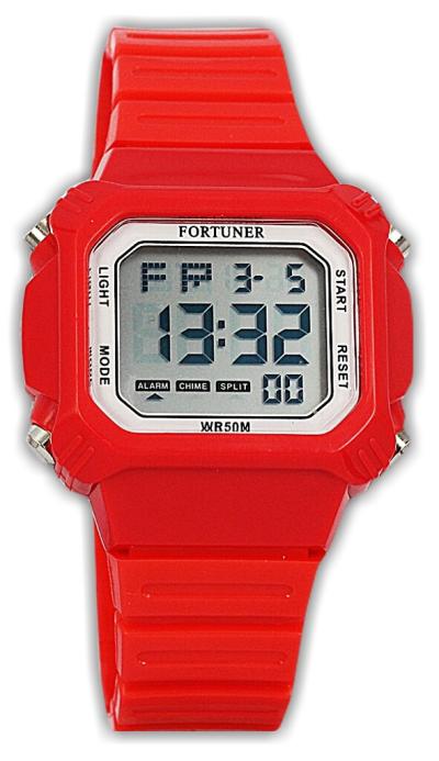 Fortuner 441 jam tangan pria 35x30mm- merah