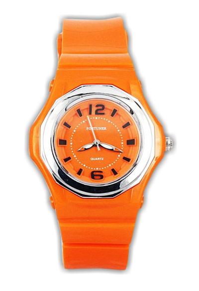 Fortuner 858 jam tangan remaja 40mm-Orange