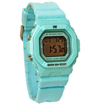 Fortuner Jam Tangan Wanita - Rubber Strap - Biru Muda FR220BM  