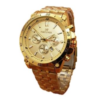 Fortuner Jam Tangan Wanita – Stainless Steel Strap – Fr3070G Gold  