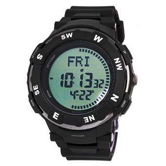 Fortuner Kompas - Jam Tangan Pria - Tali Karet - Hitam - FR831 FB  