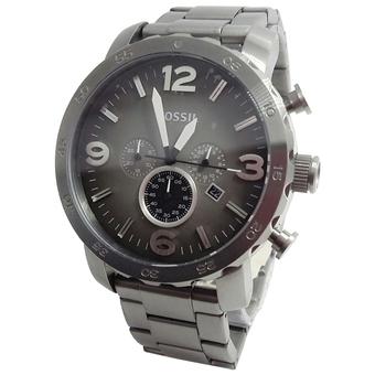 Fossil JR1491-C Jam Tangan Pria Stainless Steel Hitam Silver  