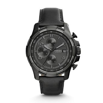 Fossil Jam Tangan Pria FS5133 Dean Chronograph - Hitam  