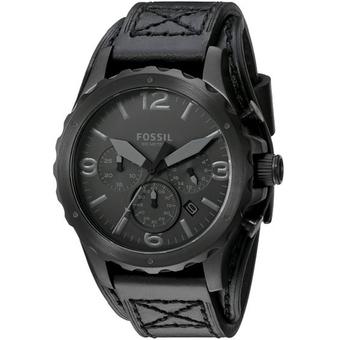 Fossil - Jam Tangan Pria - Hitam-Hitam - Strap Hitam - JR1510  