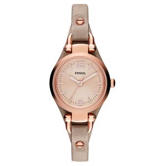 Fossil - Jam Tangan Wanita - Rosegold-Kuning - Strap Krem - ES3262  