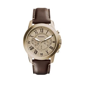 Fossil Men's FS5107 - Jam Tangan Pria - Cokelat - Kulit  