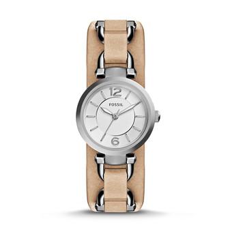 Fossil Watch - Jam Tangan Wanita - ES 3854 - Leather – Silver  