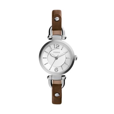 Fossil Watch Jam Tangan Wanita ES 3861 Leather – Silver