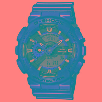 G-Shock GA-110NM-4A - Jam Tangan Pria Merah Neo Metallic  