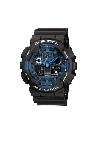 G Shock - Jam Tangan Pria - Hitam - Resin - GA100-1A2  