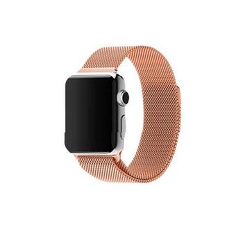 GAKTAI Milanese Magnetic Loop Stainless Steel Strap Watch Bands For Apple Watch iWatch 42mm (Rose Gold) (Intl)  