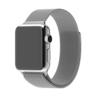 GAKTAI Milanese Magnetic Loop Stainless Steel Strap Watch Bands For Apple Watch iWatch 42mm (Silver) (Intl)  