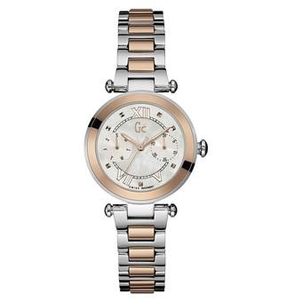 GC Guess Collection Jam Tangan Wanita Silver Rosegold Stainless Steel Y06002L1  