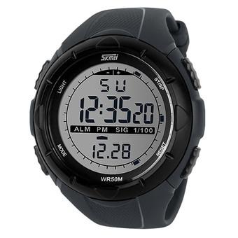 GoSport Men 50M Waterproof Digital LCD Alarm Date Mens Sport Watch (Gray)  