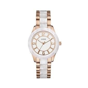 Guess W00074L2 - Jam Tangan Wanita - Rosegold - Stainless steel  