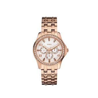 Guess W0147L3 Multifunction - Jam Tangan Wanita - Rosegold - Stainless Steel  