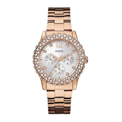 Guess W0335L3 Multifunction - Jam Tangan Wanita - Stainless Steel - Rosegold