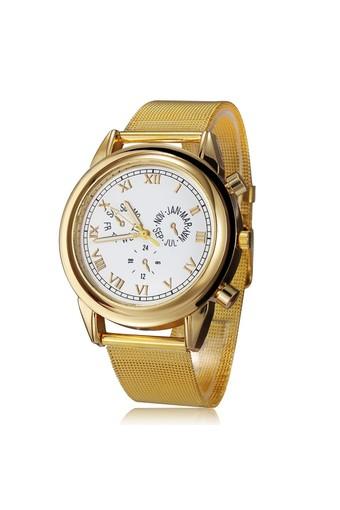 HYK Jam Tangan Wanita - Gold - Strap Alloy - 2131  