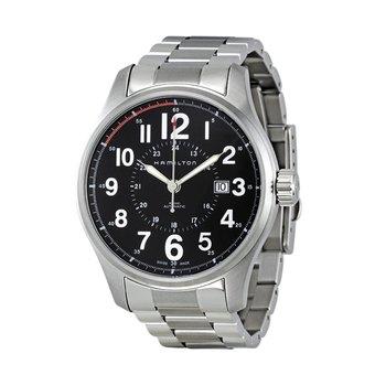 Hamilton Male Black Dial & Silver Strap H70615133  