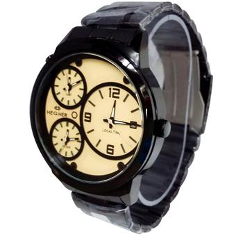 Hegner Jam Tangan Pria- Stainless Steel Strap - HGR 379 BS  