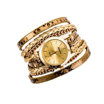 Hot Sell New Women Wristwatch Luxury Brand Quartz Watch Gold (Intl)  