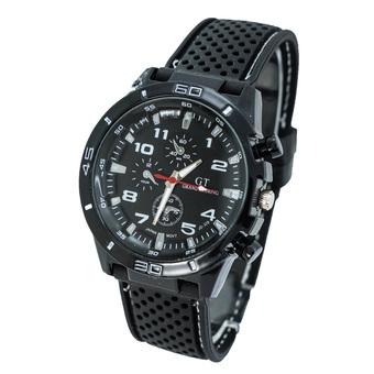 Jam Tangan Pria – Hitam – Strap Rubber – Sports Racing Men's Watch– 630443  