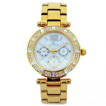 Jam Tangan Wanita - Raymond Daniel RD 216 - Gold - Stainless Steel - Anti air - Fashion  