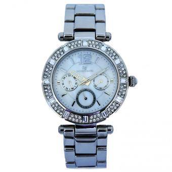 Jam Tangan Wanita - Raymond Daniel RD 216 - Silver - Stainless Steel - Anti air - Fashion  