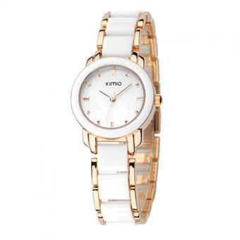 Kimio K455L Ceramic Fashion Watch - Jam Tangan Fesyen Keramik - Putih  