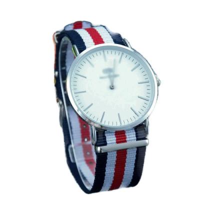 LOLALOLA - Jam Tangan Unisex - Danny 5 Strip-Red Blue White - Merah