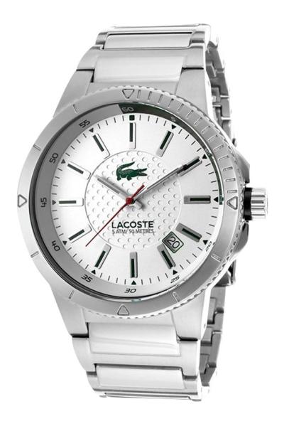 Lacoste 2010678 - Jam Tangan Pria - Silver - Stainless Steel