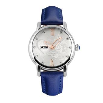 Lady's Fashion Quartz Watch With Water Resistant Wristwatch(Blue)(INTL)  